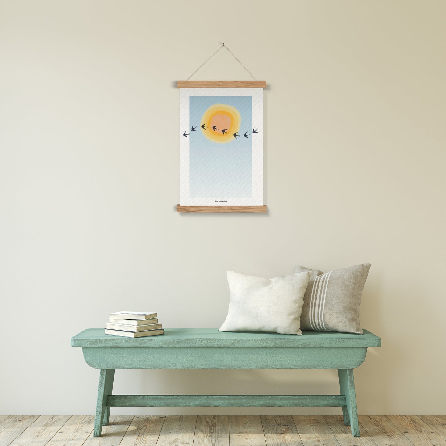 A3 Poster - Swallows