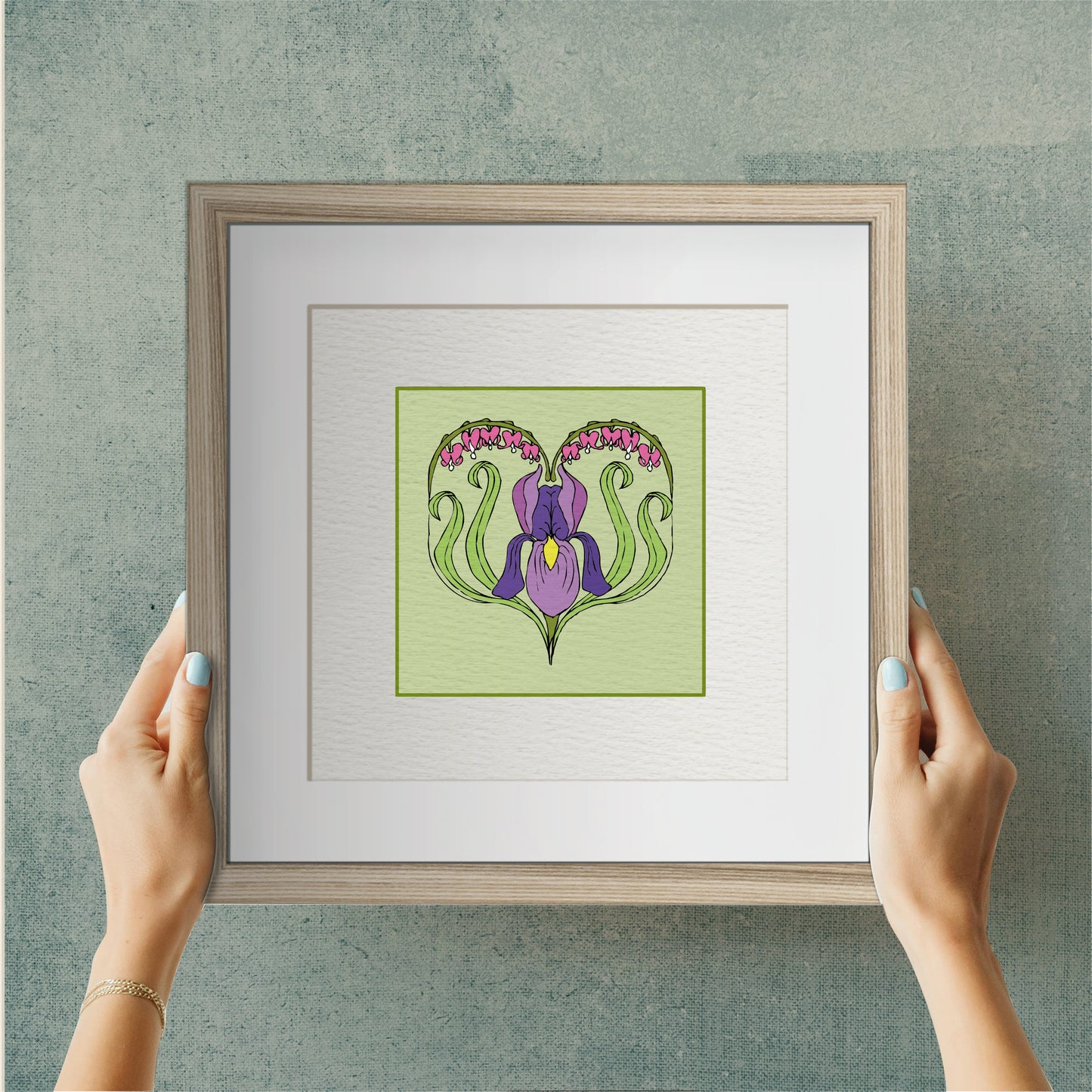 Framed Art Print - Iris