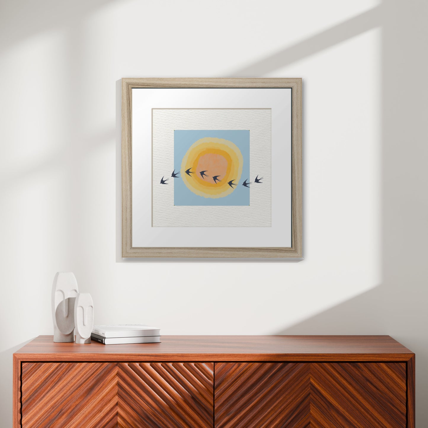 Framed Art Print - Swallows