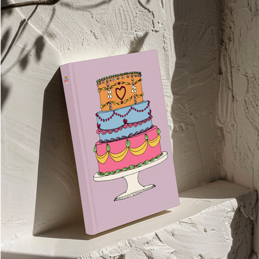 A5 Hardback notebook - Cake!