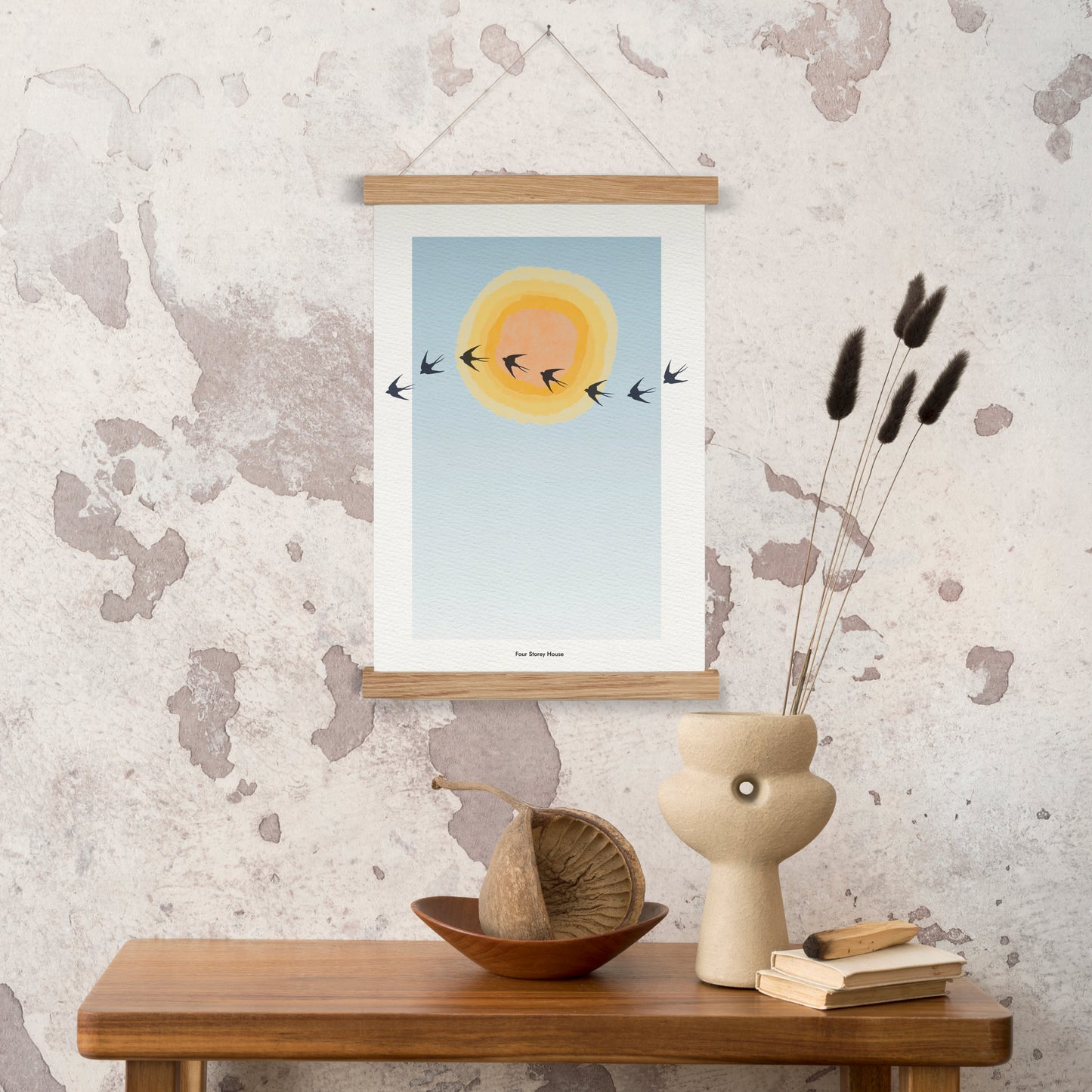 A3 Poster - Swallows