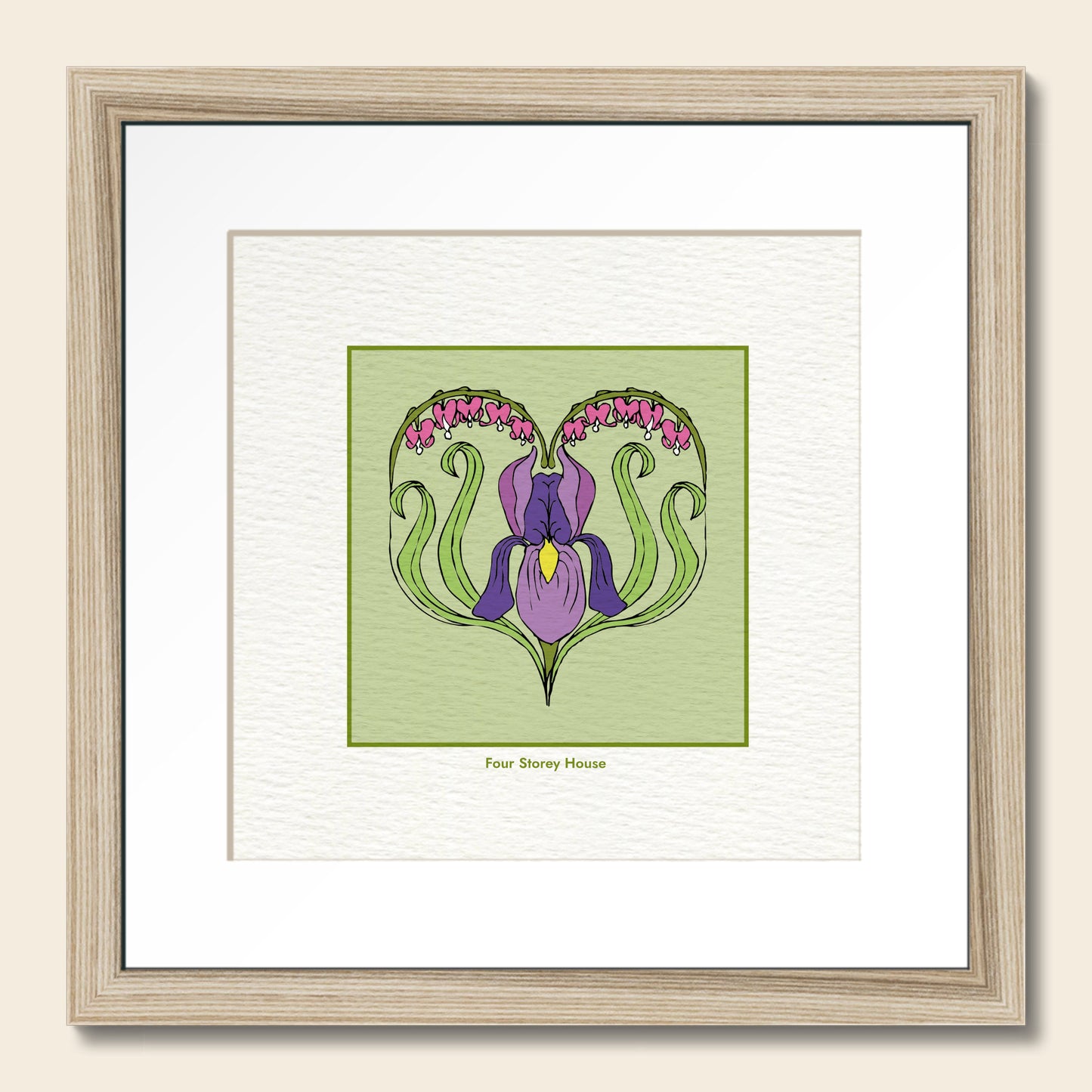 Framed Art Print - Iris