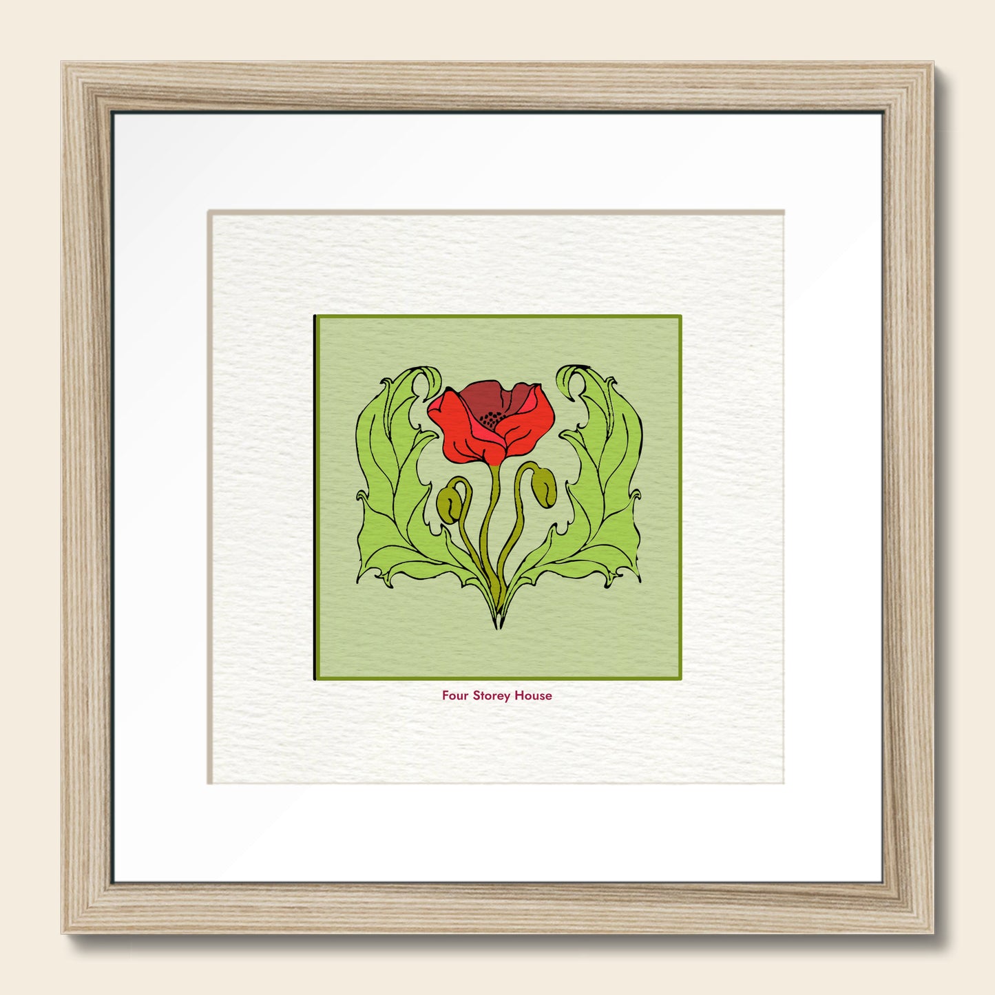 Framed Art Print - Poppy