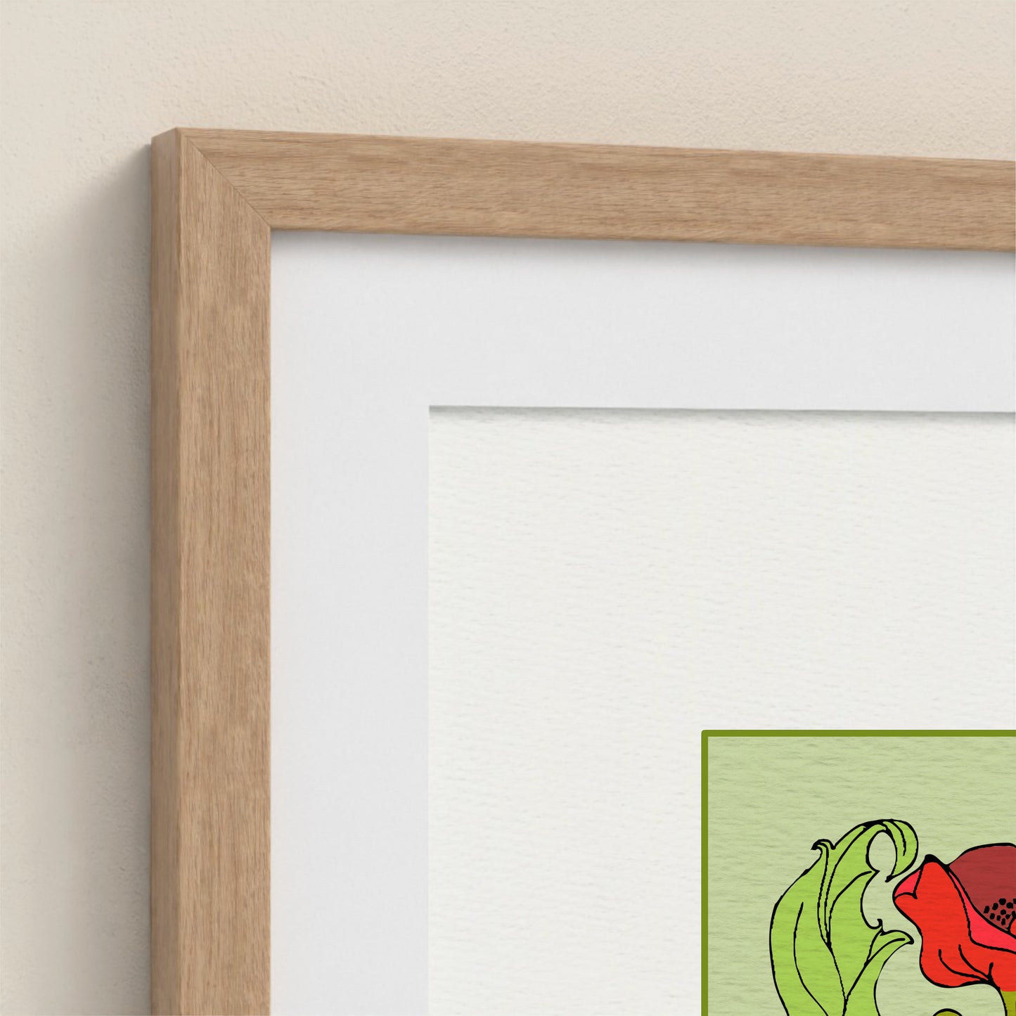 Framed Art Print - Poppy