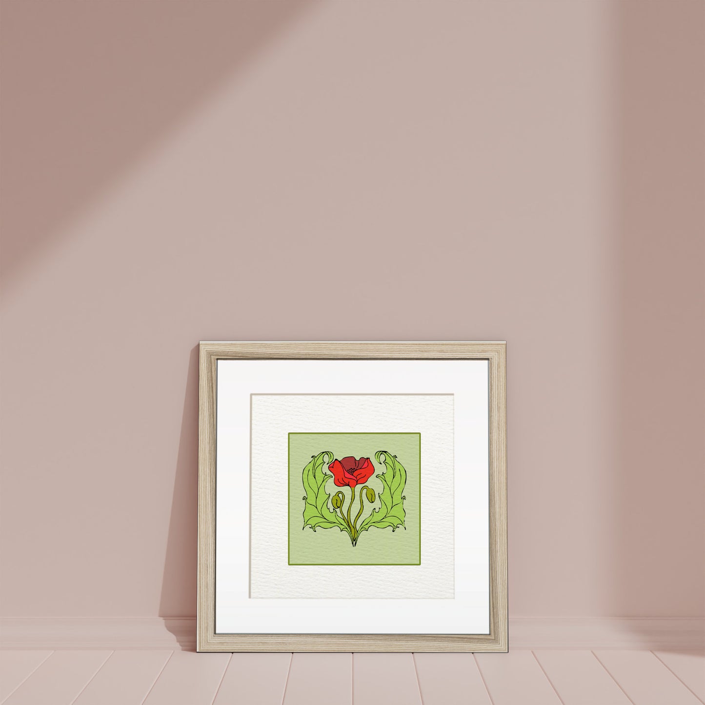 Framed Art Print - Poppy