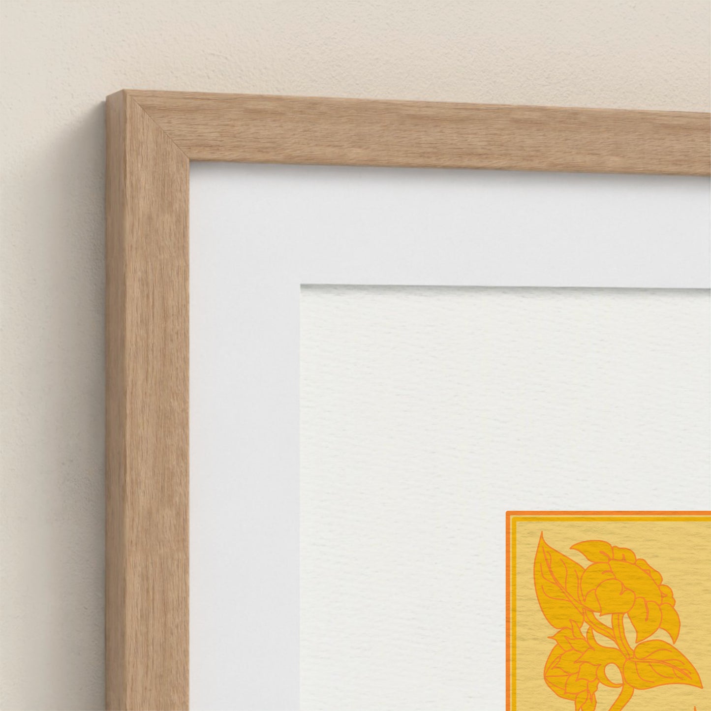 Framed Art Print - Sunflowers in Yellow & Orange