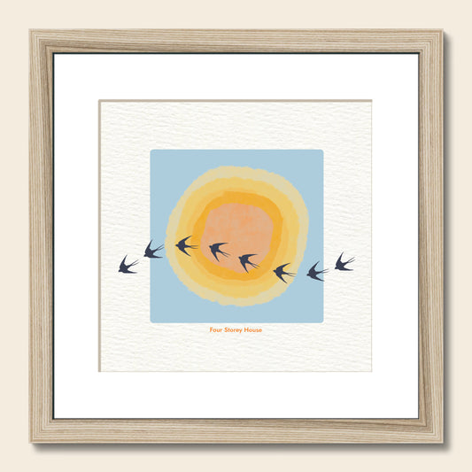 Framed Art Print - Swallows