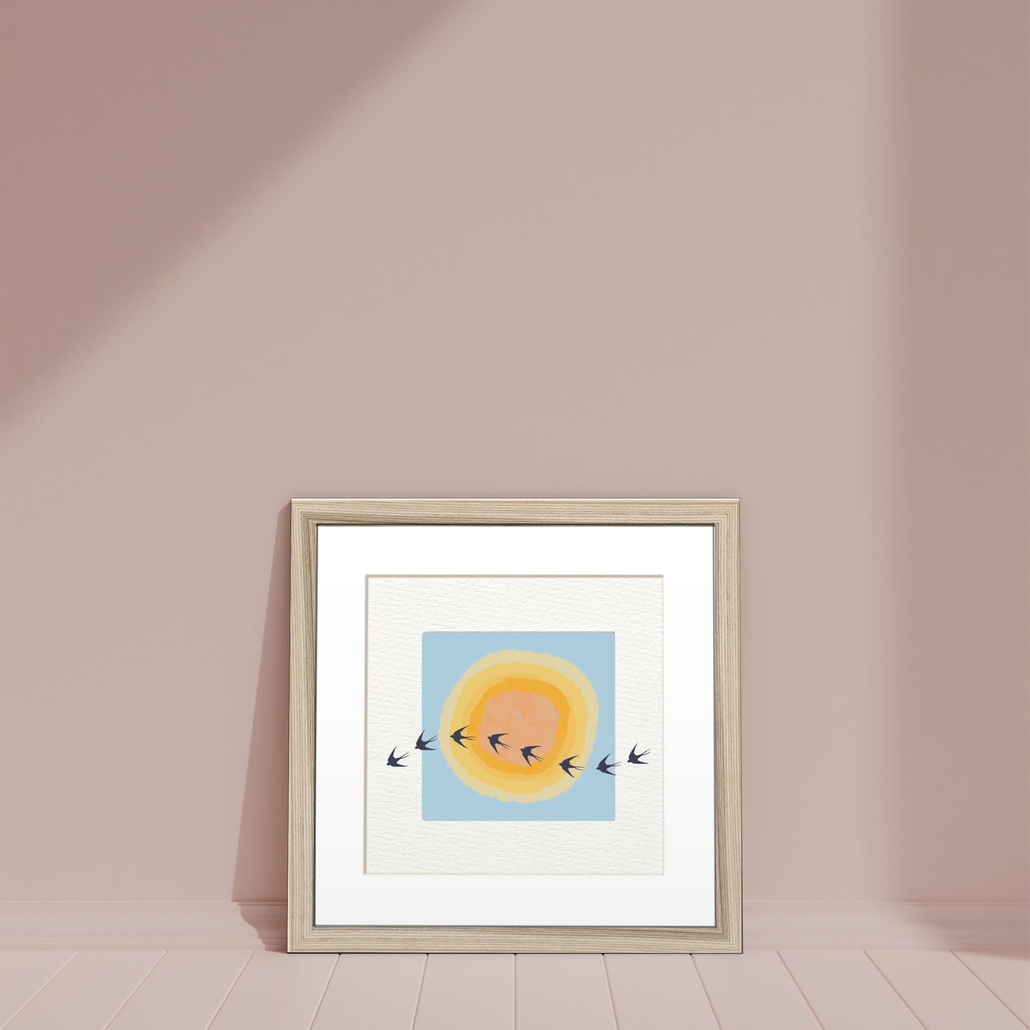 Framed Art Print - Swallows