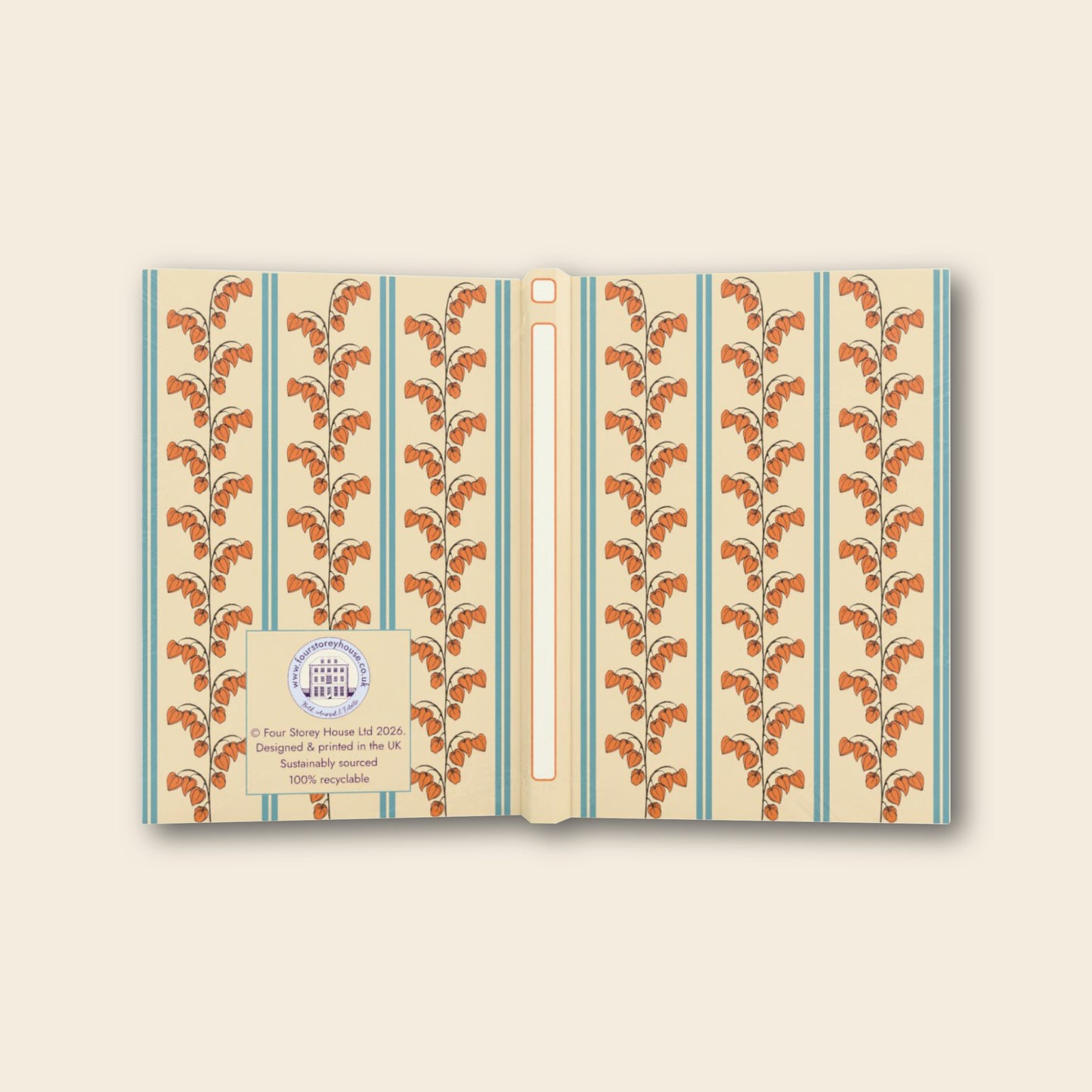 A5 Hardback notebook - Chinese Lantern