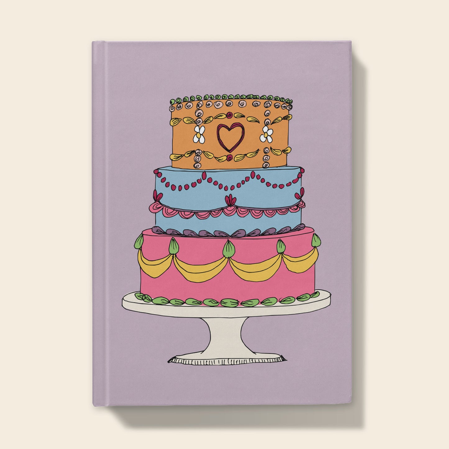 A5 Hardback notebook - Cake!
