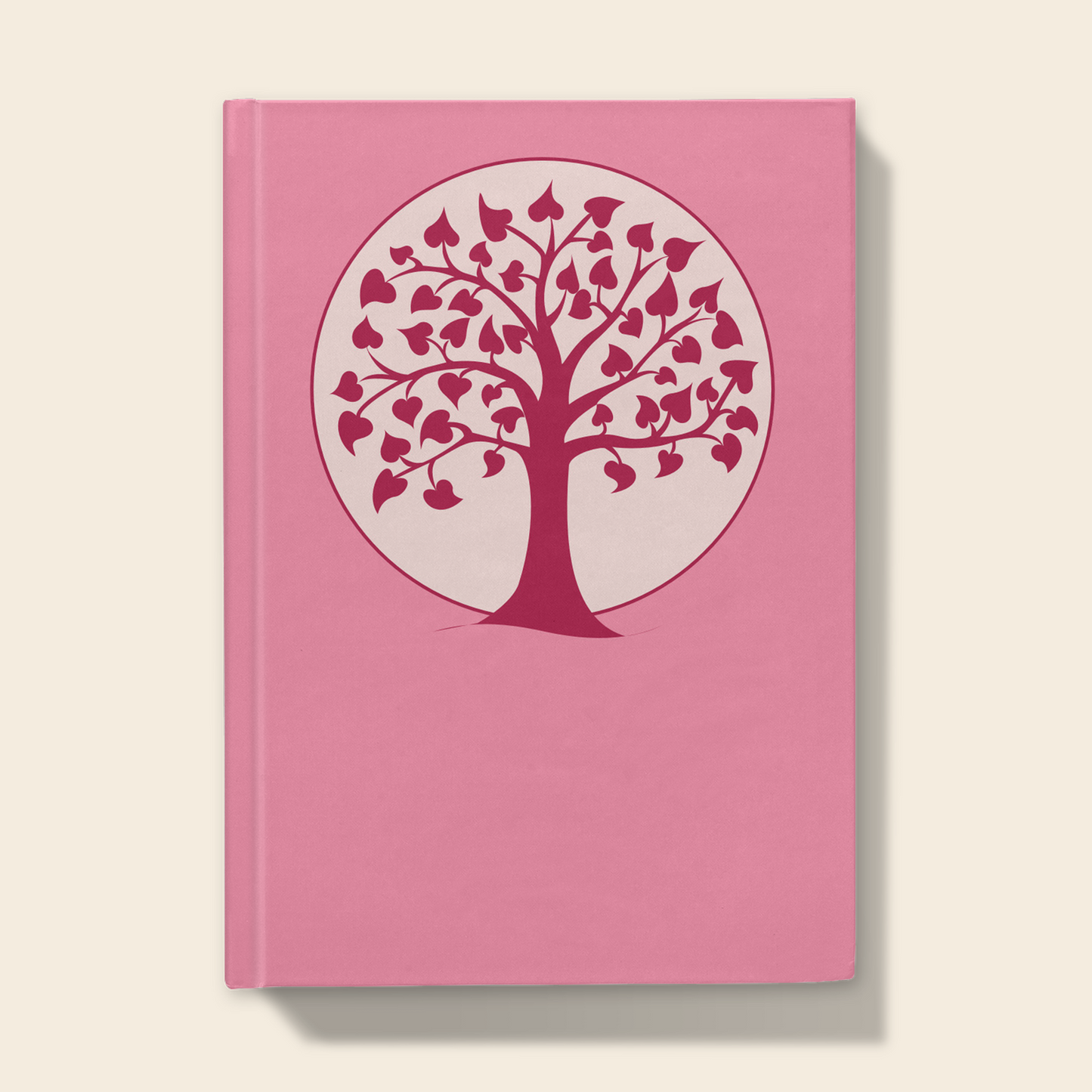 A5 Hardback notebook - Pink Tree