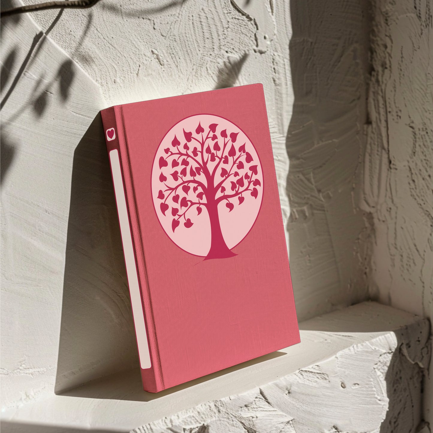 A5 Hardback notebook - Pink Tree
