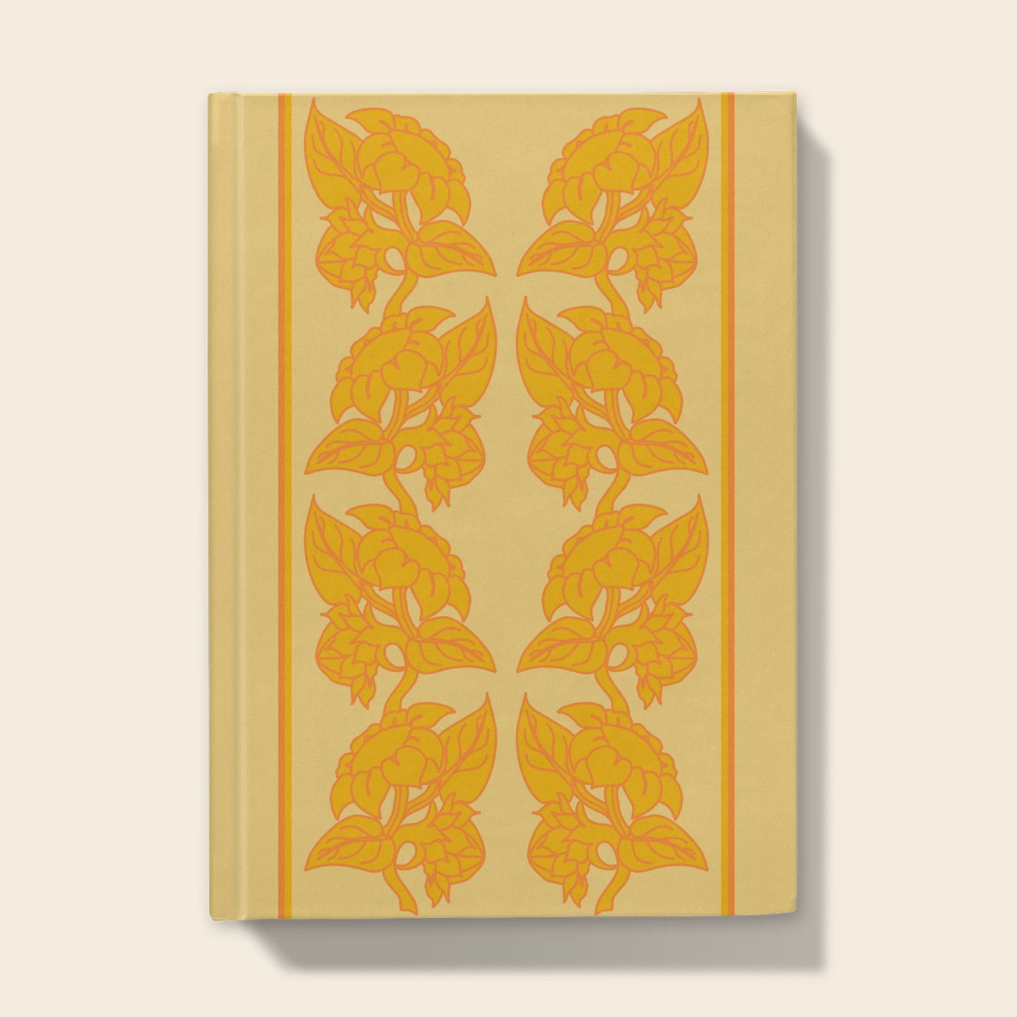 A5 Hardback notebook - Sunflowers in Yellow & Orange